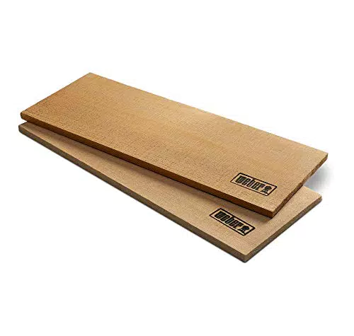 Weber 17522 - Zeder, Holz, brauner Rauchblock, 30 x 15 x 1 cm