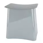 WENKO Badhocker Wing, 2 in 1, Sitzhocker und Wäschekorb
