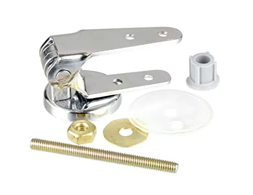 WENKO Befestigung für Holz- und Polyresin WC-Sitze - WC-Sitz Befestigungsersatz-Set