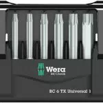 Wera Bit-Sortiment, Bit-Check 6 TX Universal 1 SB, 6-teilig