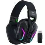 WESEARY WG1 Gaming Headset, Gaming Headset Wireless 2.4GHz für PS5