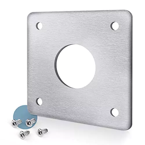 wildtier herz, Spechtschutz für Nistkasten 28mm - Sicherer Fluglochschutz aus Edelstahl inkl. Schrauben - Zubehör für Nistkästen und Vogelhaus