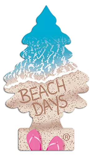 WUNDER-BAUM Auto-Lufterfrischer I Anhänger für langanhaltenden Duft im Auto oder zu Hause I Beach Days