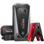 YaberAuto Starthilfe Powerbank 3000A Spitzenstrom 21800mAh Auto Starthilfe mit LCD Bildschirm