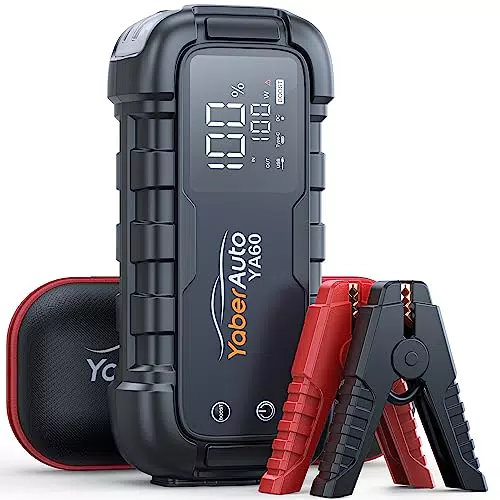 YaberAuto Starthilfe Powerbank mit 150PSI Kompressor