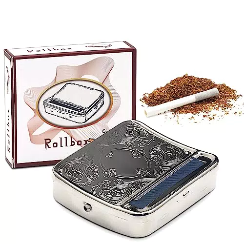 Zigaretten Rollbox, ZHOORQI Drehmaschine Zigaretten für Drehtaba Rollmaschine