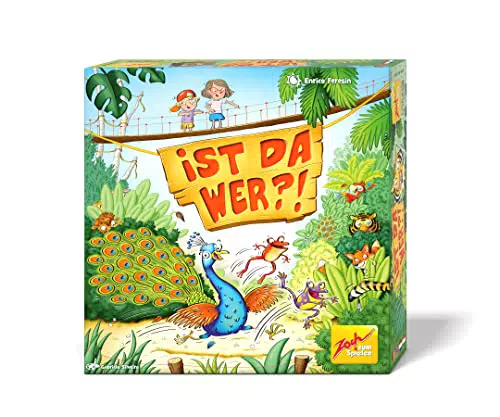 Zoch 601105137 Ist da wer? Kinderspiel, für 2 bis 4 Spieler Kombinieren