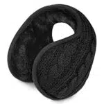 ZWOOS Winter-Ohrenschützer, Winter Unisex Fleece Ohrenwärmer mit Nackenbügel Ski Waermer Faltbare Ohrenschützer für Damen