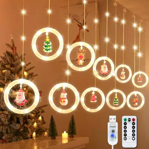 ZZQVIP LED Lichterkette, USB 8 Modi mit Fernbedienung