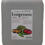 10, 15kg Essig-Essenz 25 Prozent Säure, PE-Kanister