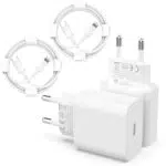 Apple MFi Zertifiziert 4 Pack 25W USB C Ladegeräte iPhone Schnellladegerät mit 2M Lightning Kabel Schnellladekabel iPhone Ladekabel für iPhone 14 Pro Max Plus 13 12 11XS SE iPad