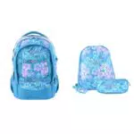 2Be Kinder Schulrucksack Set - Blau