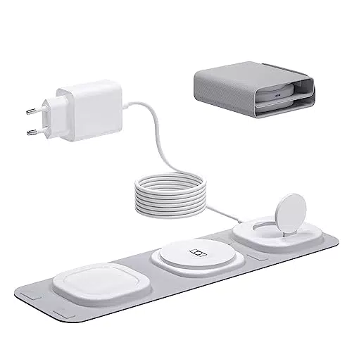 Kabelloses Ladegerät für iPhone und Apple Watch - Mag-Safe Ladestation