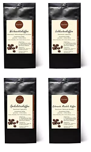4 x Kaffee mit Geschmack zu Weihnachten als Geschenkset - Weihnachtskaffee