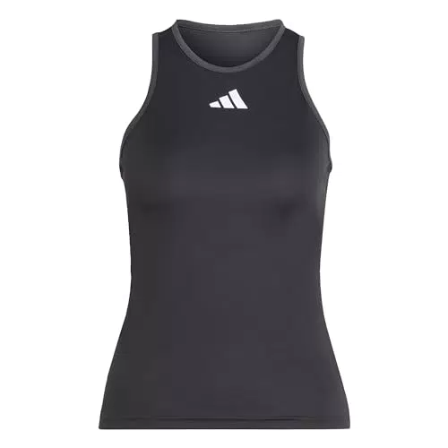 Adidas Damen Club Tank Top - Schwarzes Damen Tanktop