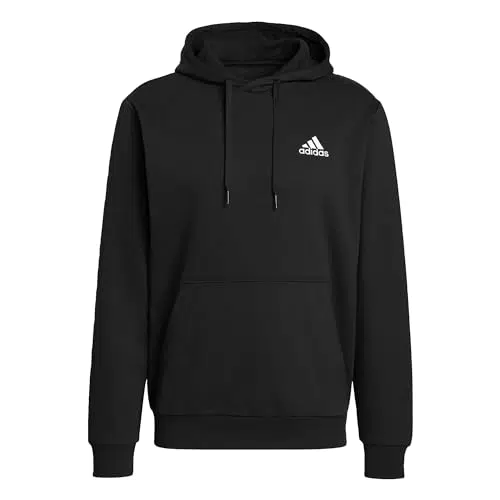 adidas Herren Kapuzen-Sweatshirt Feelcozy - Schwarz/Weiß