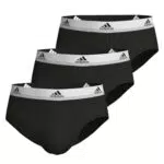 adidas Herren Multipack Brief und Active Flex Cotton Slip Unterwäsche