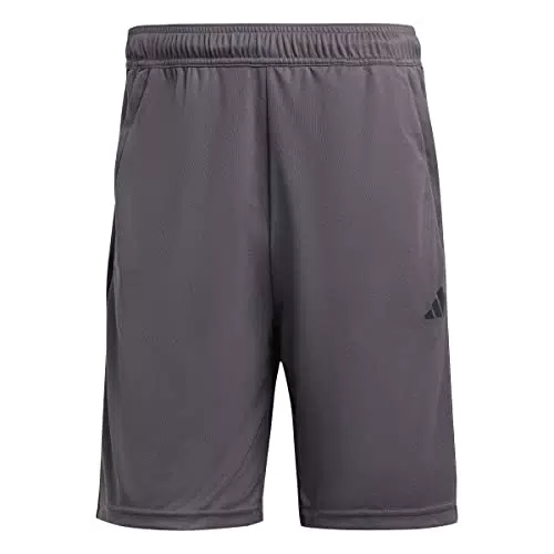 Adidas Herren Shorts TR-ES PIQ 3SHO - Grau/Schwarz