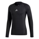 adidas Kinder Alphaskin Langarmshirt - Schwarz
