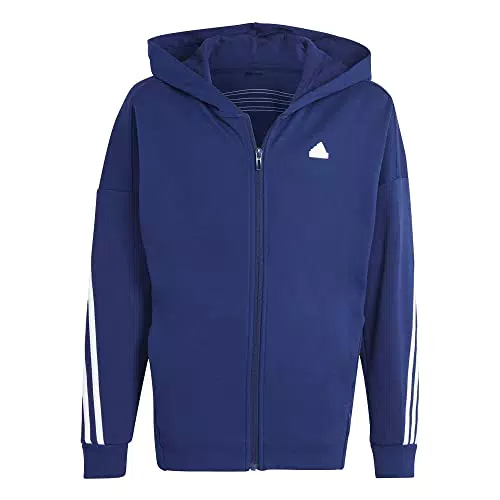 adidas Unisex Kinder Hooded Track Top U Fi 3S Fz Hd