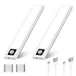 AIBOO LED Bewegungsmelder Mit Batterie, 72LED Bewegungsmelder Innen Batterie