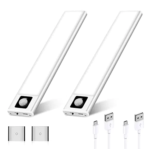 AIBOO LED Bewegungsmelder Mit Batterie, 72LED Bewegungsmelder Innen Batterie