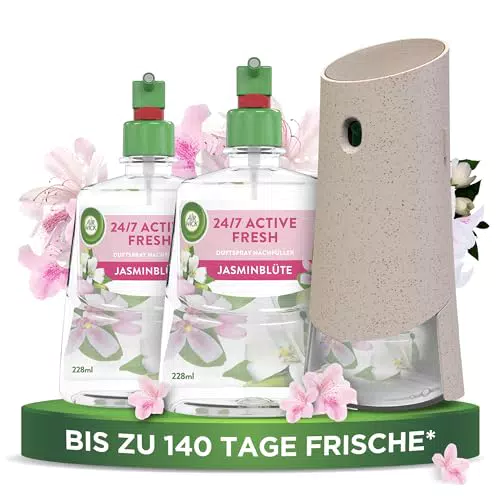 Air Wick Active Fresh Automatischer Lufterfrischer Jasminblüte - Starter Set