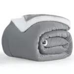 Kuscheldecke aus Sherpa Fleece für Sofa - Weiche Couchdecke 130x150 cm