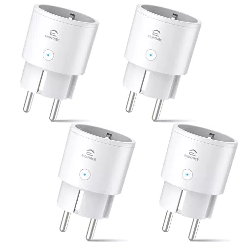 EIGHTREE Smart WLAN Steckdose mit Strommessung und Sprachsteuerung