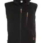 Alpenheat Beheizte Fleece Weste zum Drunterziehen - Schwarz