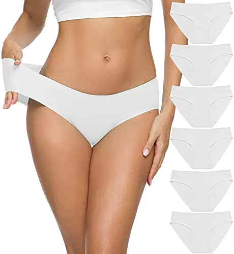 ALTHEANRAY Unterhosen Damen Seamless Slips unterwäsche Frauen Nahtlose Damen-Unterhosen Panties Hipsters für Damen 6er Pack
