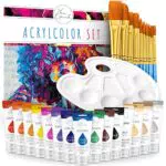 Amandi Van Gaunet Acrylfarben Set - Hochwertiges Acrylfarbenset für verschiedene Oberflächen