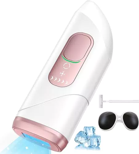 AMINZER IPL Geräte Haarentfernung Laser mit Double Gefrierfunktion