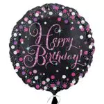 Amscan Folienballon Happy Birthday - Heliumballon mit 43 cm Durchmesser