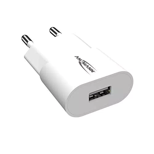 ANSMANN USB Ladegerät 5W 1A, Traveller USB Power Adapter / Netzteil besonders geeignet für Apple iPhone