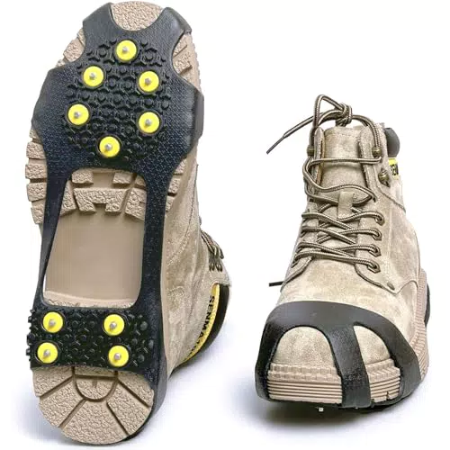 "Winter Schuhspikes für Herren und Damen - rutschfeste Schuhkrallen für sicheres Wandern und Joggen"