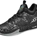 ASHION Herren Basketballschuhe High Top Sneaker für Outdoor-Sportarten