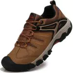 ASTERO Sneaker Herren Leicht Wanderschuhe Gelb 43