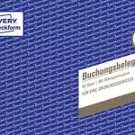 AVERY Zweckform 308 Buchungsbeleg - A5 quer, mikroperforiert, geprüft von Rechtsexperten