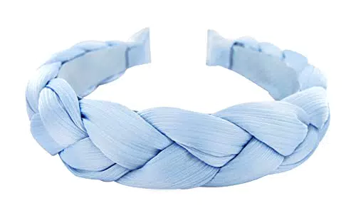 Haarreif mit geflochtenem Stoff in Candy Colours - Damen Stirnband Haarschmuck