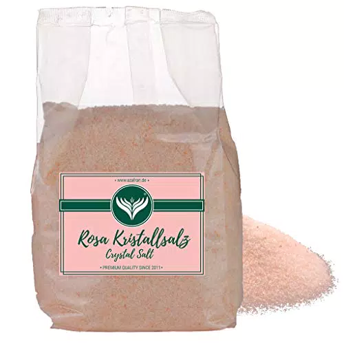 Azafran Rosa Kristallsalz Steinsalz fein 1kg