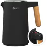 BALTER Edelstahl Wasserkocher mit Temperatureinstellung