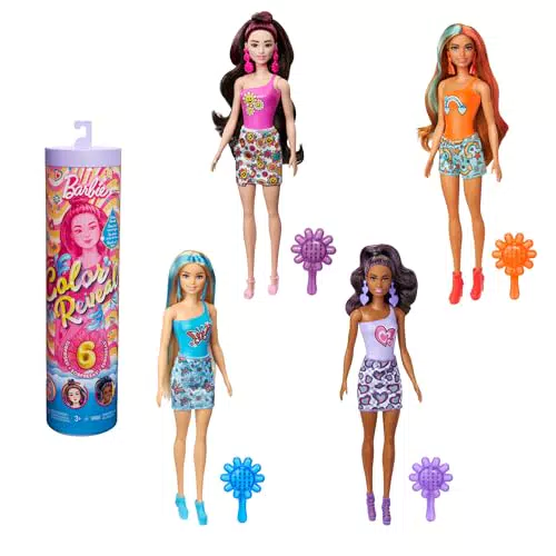 BARBIE Color Reveal Puppensortiment - 6 Überraschungen