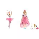 Barbie Dreamtopia Ballerina Puppe mit Twinkle Lights und rosa Tutu