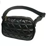 Bauchtasche Gürteltasche Damen Hüfttasche Leder Stylisch Hip Bag Waist Doggy Fanny Pack Wasserdicht Handytasche Tasche Reise Wandern Sport Outdoor Geldgürtel