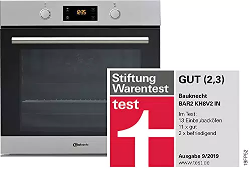 Bauknecht BAR2 KH8V2 IN Einbau-Backofen/A+/71 L/ hydrolytische Selbstreinigungsfunktion / Edelstahl ProTouch / PowerHeißluft