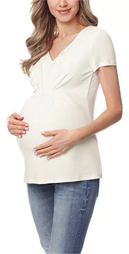 Be Mammy Damen Umstands Shirt Bluse BE20-219