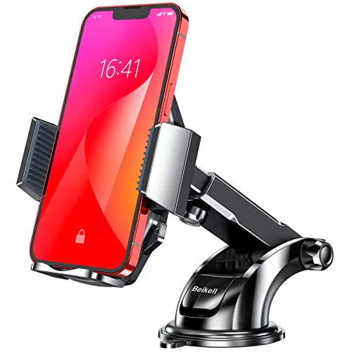 Beikell Handyhalterung Auto, 360° Drehbar Handyhalter fürs Auto mit EIN-Knopf-Release