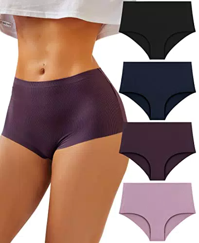 BeReady Bauchweg Unterhose Damen High Waist Nahtlose Unterwäsche Damen Hohe Taille Seamless Slips Bauch Weg Unterhosen Nahtlos Mehrpack S-XX