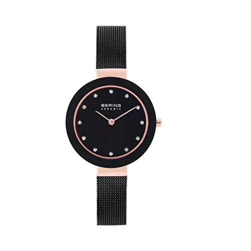 BERING Damen Uhr Quarz Movement - Ceramic Collection mit Edelstahl und Saphirglas 11429-166 Armbandsuhren - Wasserdicht: 5 AT